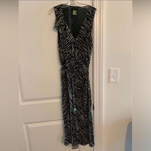 90s vintage silk Patterned Dress